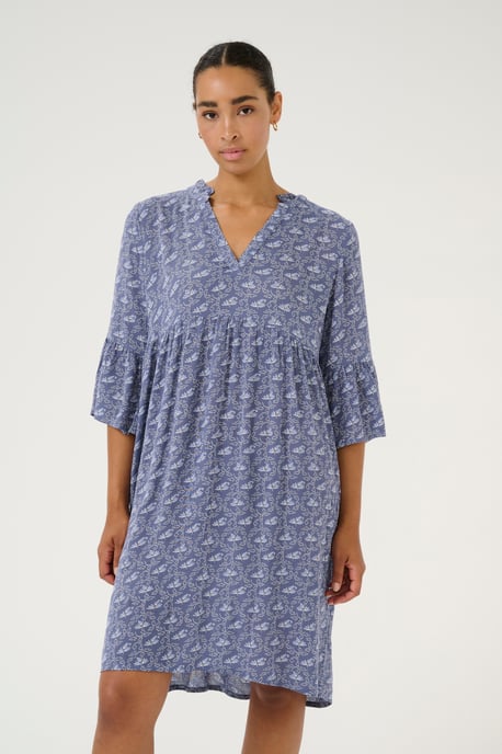 Kleid A-shape blue white - Image 5