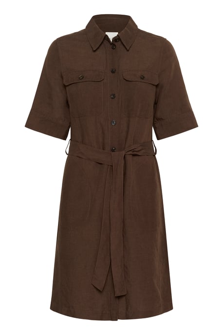 Kleid Gerade Passform brown - Image 4