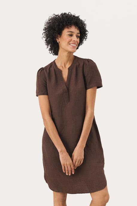 Kleid Gerade Passform brown - Image 2