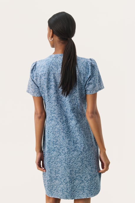 Kleid Gerade Passform blue - Image 3