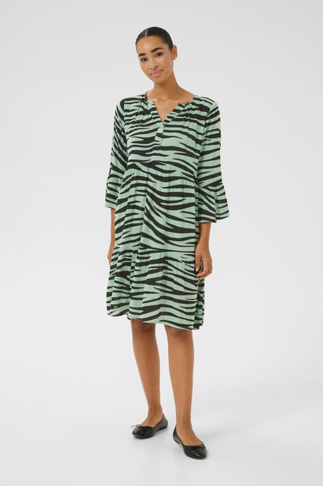 Kleid A-shape black green - Image 1