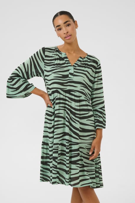 Kleid A-shape black green - Image 3