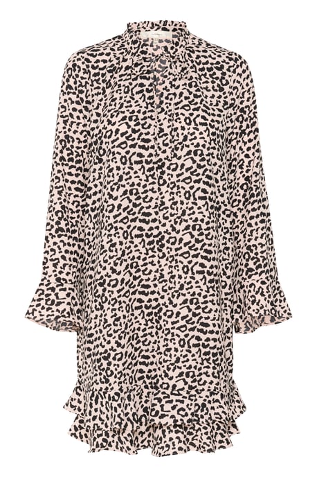 Kleid Lockere Passform Classic Leopard animal - Image 3
