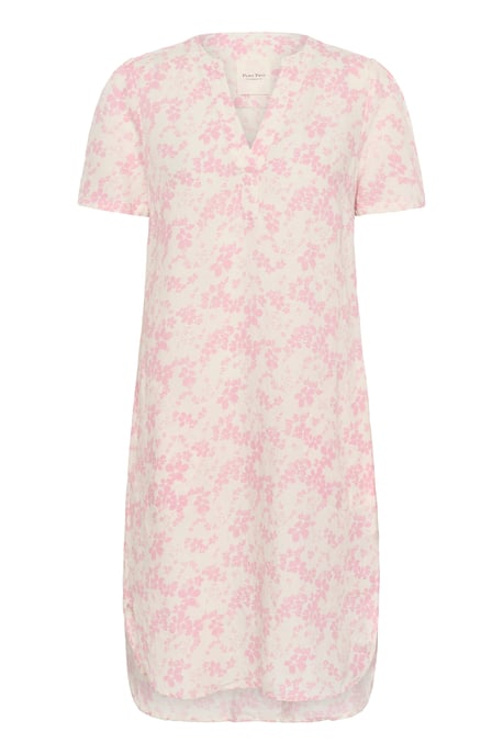 Kleid Gerade Passform pink white - Image 4