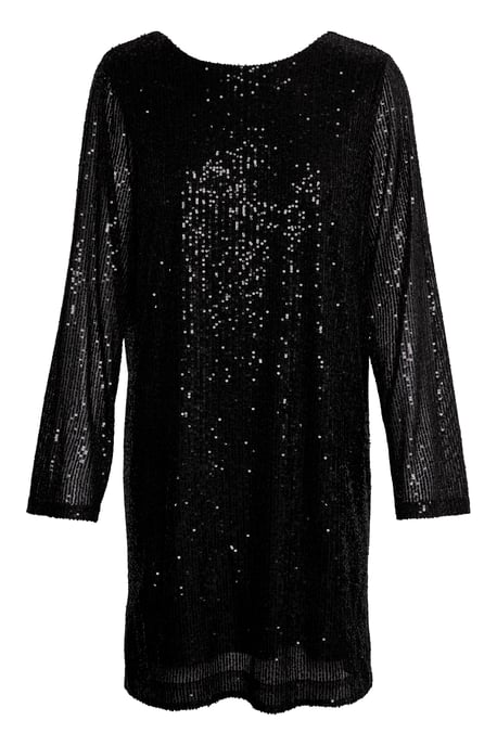 Jerseykleid Gerade Passform black - Image 4