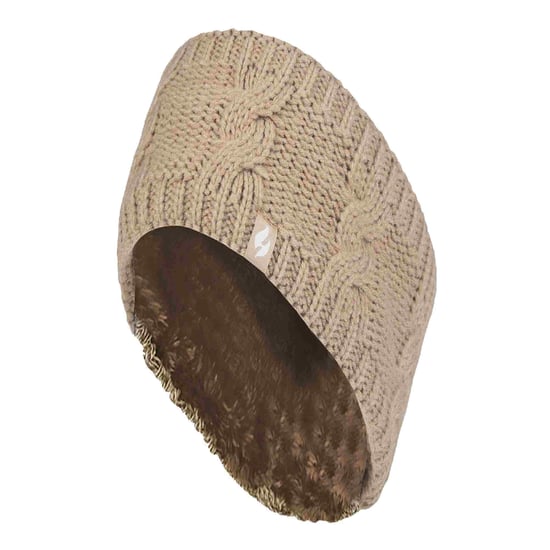 Damen Kabelstrick Fleecegefütterter Thermo Winter Ohrwärmer Stirnband - Image 2