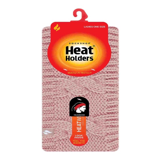 Damen Kabelstrick Fleece gefüttertes thermisches Winter-Ohrwärmer-Stirnband - Image 2