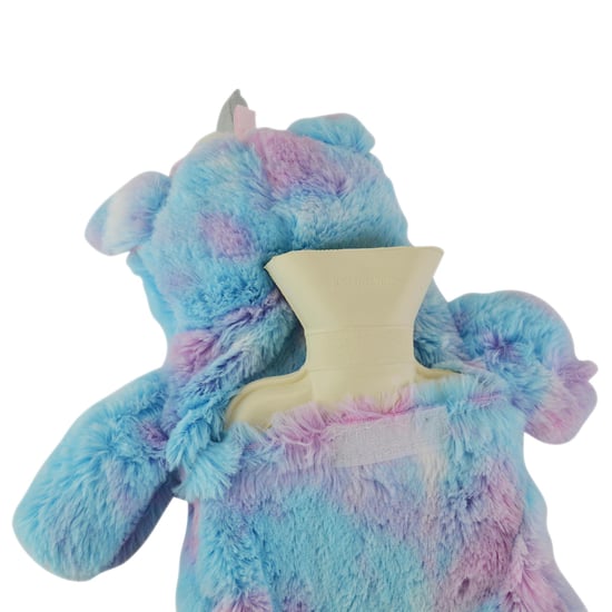Regenbogenfarbige Plüsch-Einhorn-Wärmflasche - 750ml - Image 3