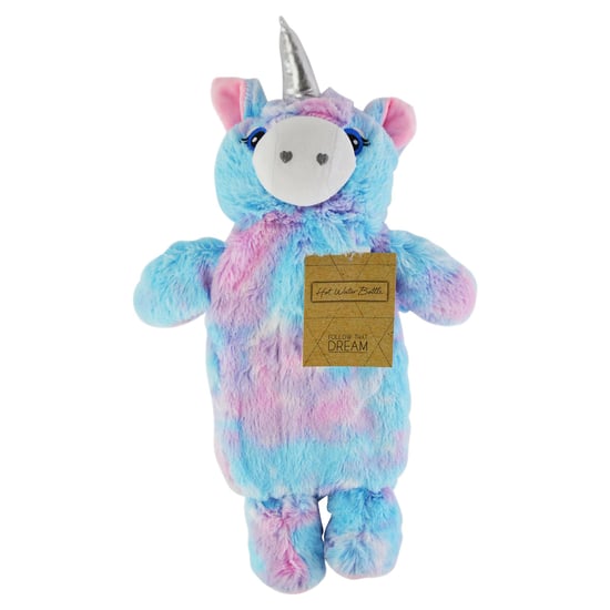 Regenbogenfarbige Plüsch-Einhorn-Wärmflasche - 750ml - Image 4