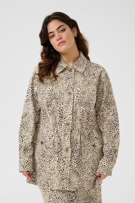 Jeansjacke Loose fit Abstract Leopard - Image 3