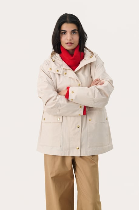 Jacke Gerade Passform French Oak cream - Image 3