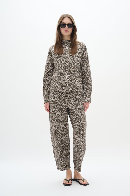 Jeansjacke Tight fit Classic Leopard - Image 3