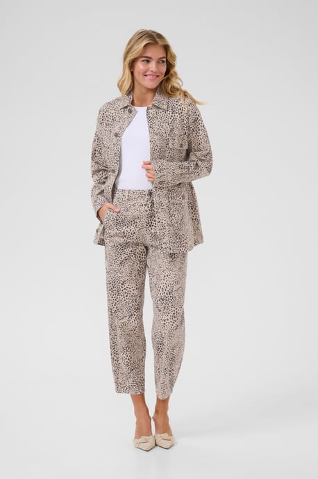 Jeansjacke Loose fit Abstract Leopard - Image 1