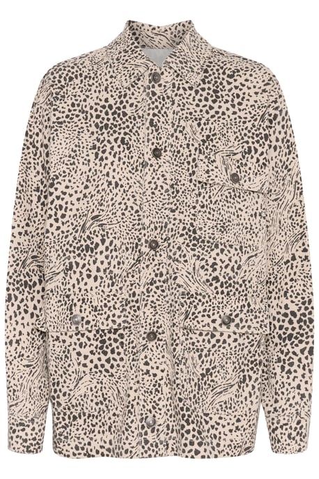 Jeansjacke Loose fit Abstract Leopard - Image 4
