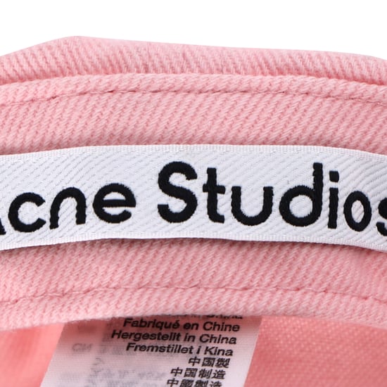 Acne Studios – Baseballkappe aus Twill mit Logo aus rosa Baumwolle - Image 6