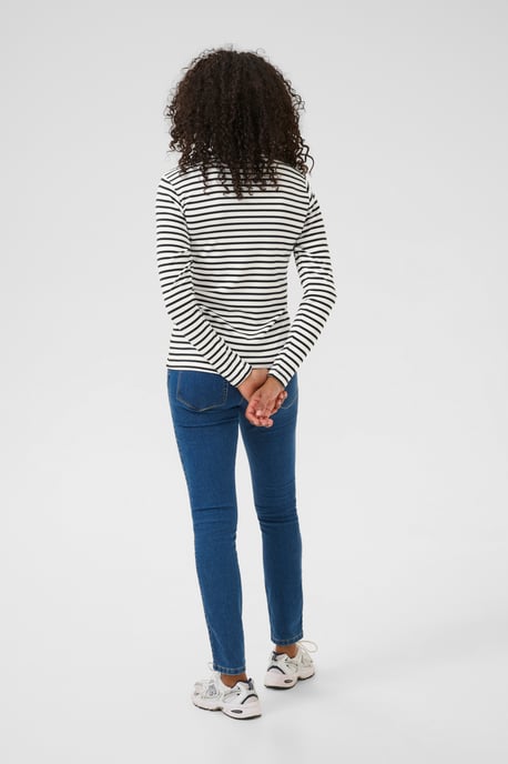 Langarm-Shirt Regular fit Chalk / 52737 Midnight Marine white blue - Image 5