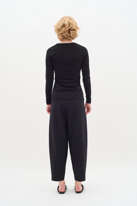 Langarm-Shirt Slim fit Black - Image 2