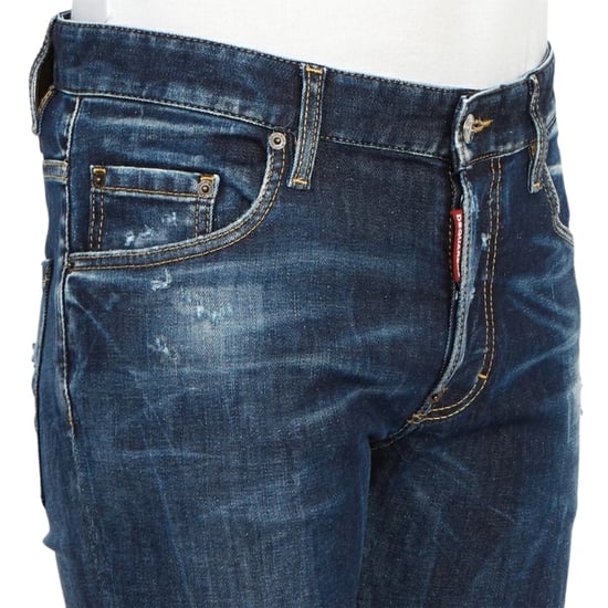 Dsquared2 Super Twinky Jean Schlichte blaue Jeans - Image 3