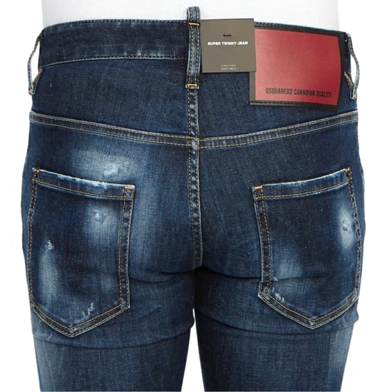 Dsquared2 Super Twinky Jean Schlichte blaue Jeans - Image 4