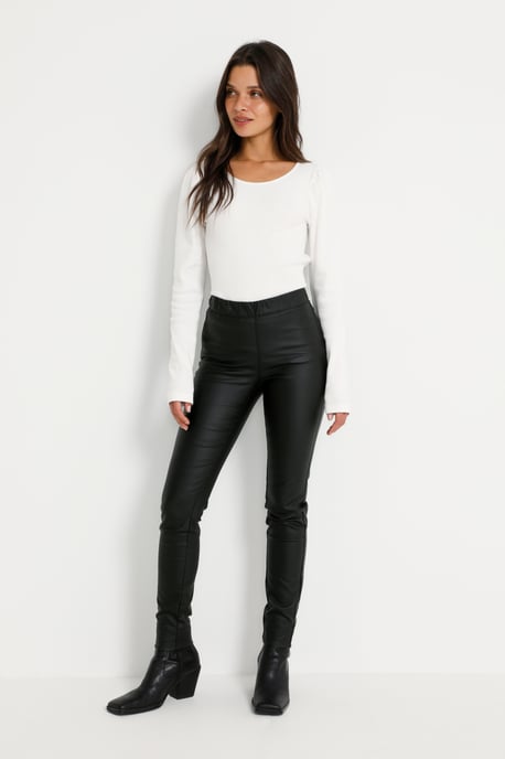 Leggings Slim Fit Schwarz Tief black - Image 2