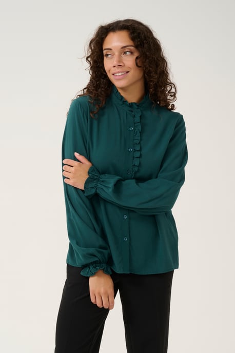 Langarm - Hemd Straight fit Sea Moss - Image 2