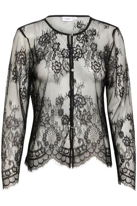 Langarmshirt in Regular Fit Schwarz black - Image 4