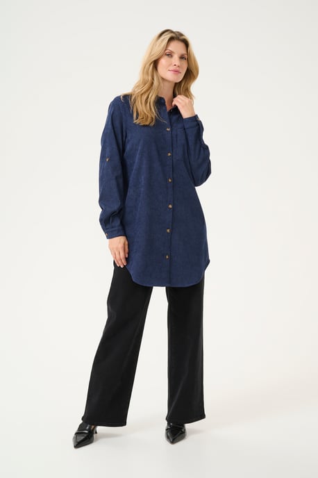 Langarm - Hemd Loose fit Midnight Marine - Image 1
