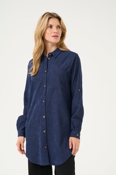 Langarm - Hemd Loose fit Midnight Marine - Image 2
