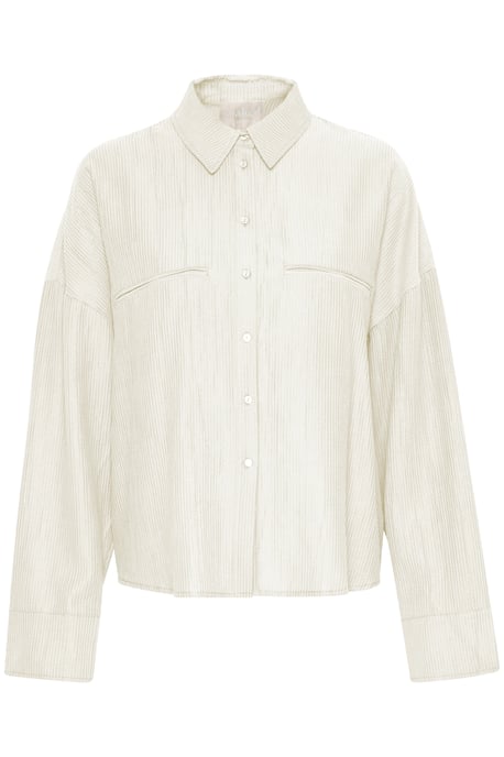 Langarm-Hemd Gerade Passform Whisper White - Image 4