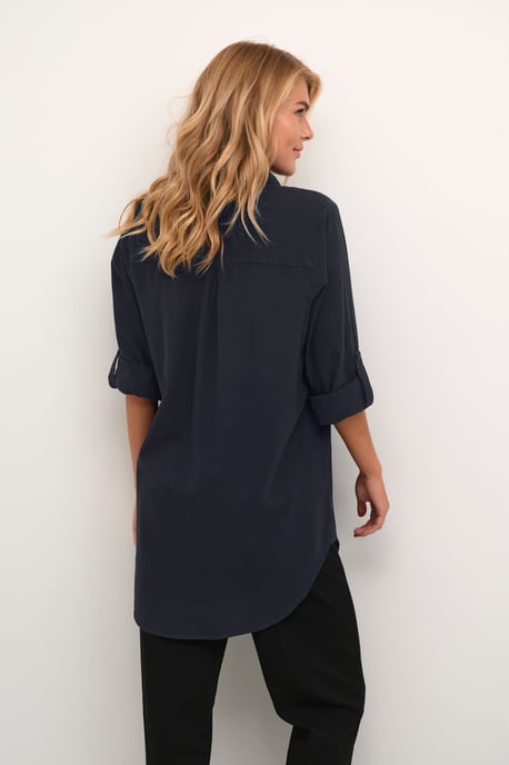 Langarm - Hemd Loose fit Midnight Marine - Image 3
