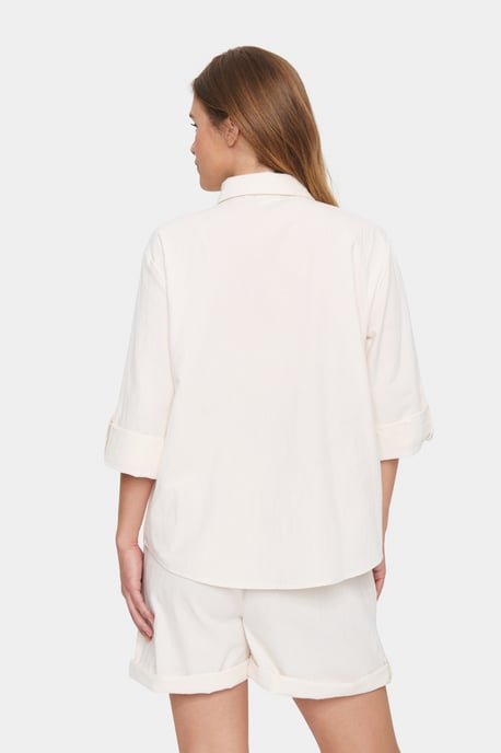 Langarm - Hemd Gerade Passform Ice white - Image 5
