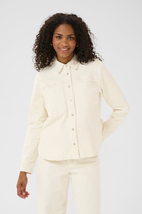 Jeanshemd Loose fit Off White Denim - Image 3