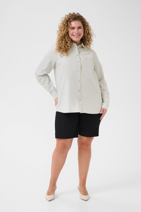 Langarm - Hemd Loose fit Nantucket breeze/White stripe blue white - Image 1