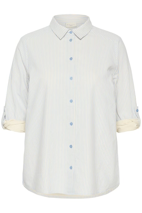 Langarm - Hemd Loose fit Nantucket breeze/White stripe blue white - Image 4