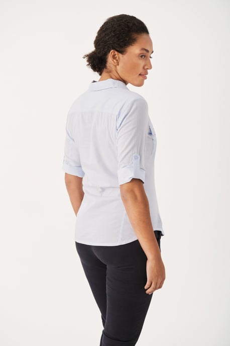 Langarm - Hemd Relaxed fit Heather blue - Image 5