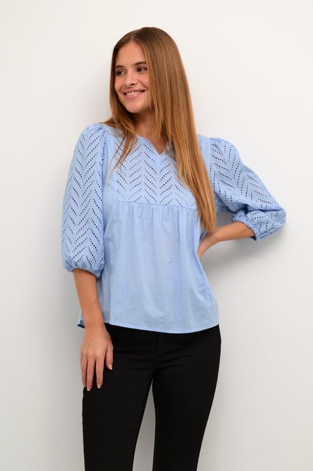 Langarm - Hemd Regular fit Cashmere Blue - Image 3