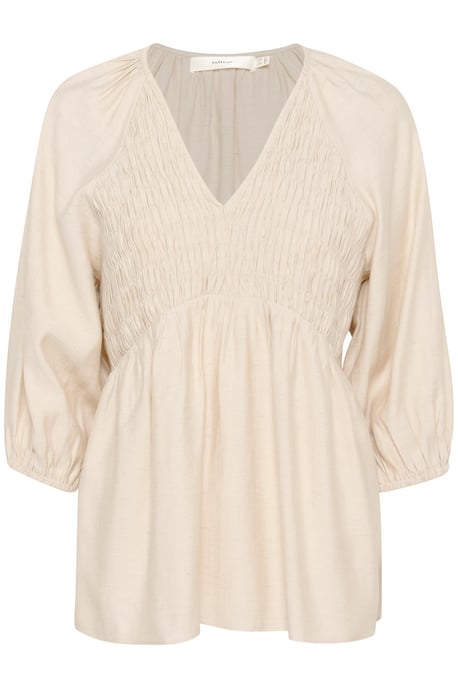 Langarm - Hemd Gerade Passform Eggshell cream - Image 4