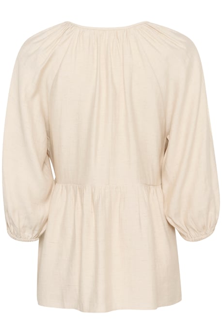 Langarm - Hemd Gerade Passform Eggshell cream - Image 5
