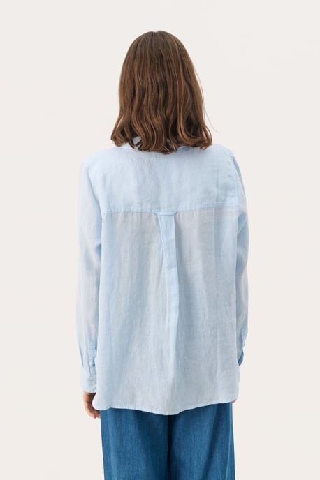 Langarm - Hemd Gerade Passform Ice Water light blue - Image 3