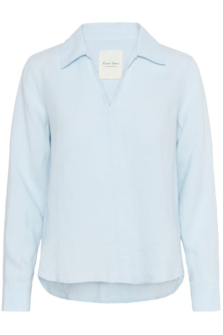Langarm - Hemd Gerade Passform Ice Water light blue - Image 4
