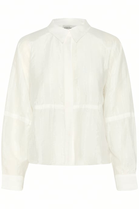 Langarm - Hemd Feminine Bright White - Image 4