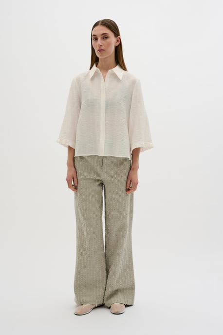 Langarm - Hemd Baggy fit Bright White - Image 2