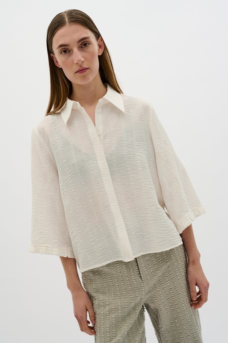 Langarm - Hemd Baggy fit Bright White - Image 5