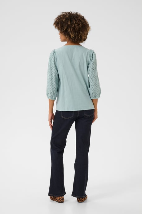 Langarm - Hemd Regular fit Green Milieu green - Image 2