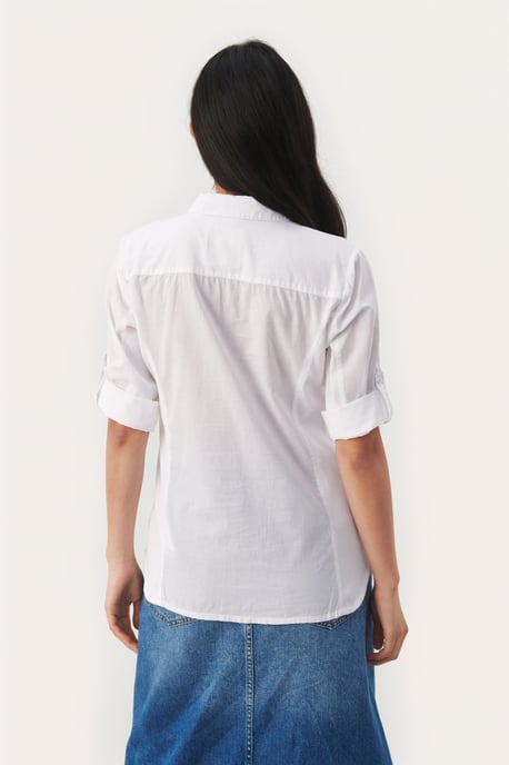 Langarm - Hemd Relaxed fit Bright White - Image 5