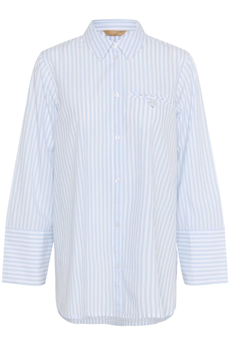 Langarm - Hemd Loose fit Blue/white Stripe blue white - Image 4
