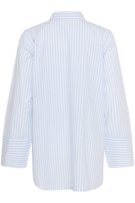 Langarm - Hemd Loose fit Blue/white Stripe blue white - Image 5