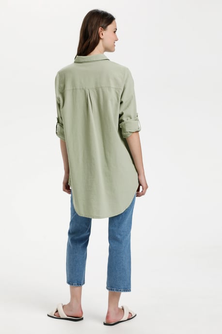 Langarm - Hemd Loose fit Seagrass - Image 2