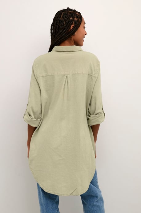 Langarm - Hemd Loose fit Seagrass - Image 5