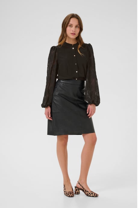 Langarmshirt Relaxed Fit Schwarz - Image 2